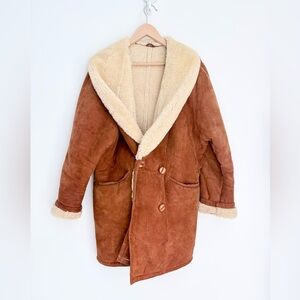 Vintage Hide Society Shearling Coat - Womens XL - Luxury Outerwear